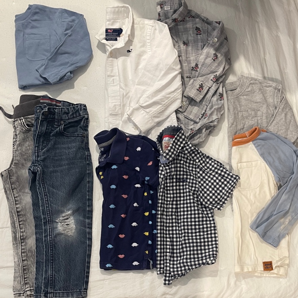 3T Premium Boys Clothes Lot - 9 Pieces Total